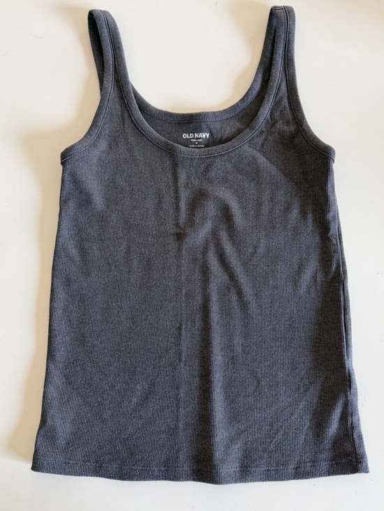 Old Navy Tops - Old Navy Dark Charcoal Ribbed Tank Top